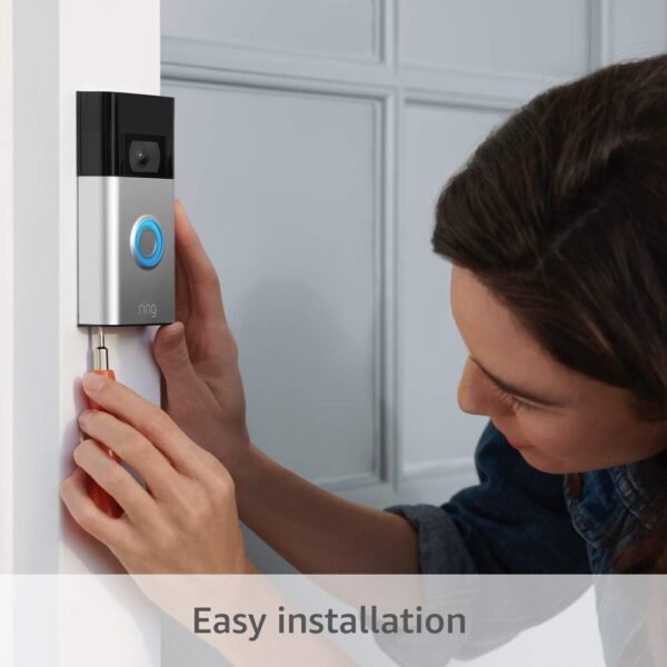 Venetian Bronze Video Doorbell Enhanced 1080p HD Video, Advanced Motion Detection, Easy Installation - Image 4