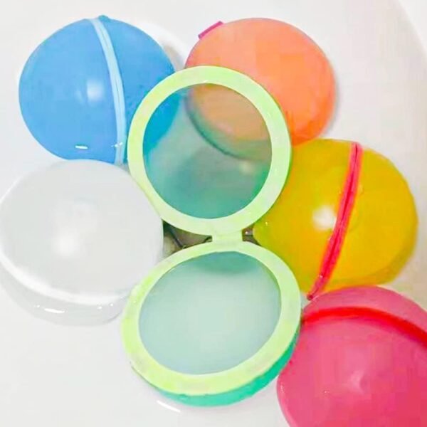 12 PCS Reusable Water Balloons Balls, Soft Silicone Quick Fill Balloons Splash Summer Party Gift Pool - Image 3