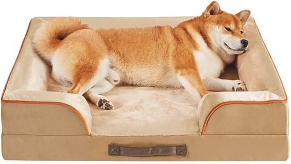 Friends Forever Orthopedic Dog Bed, Bolster Dog Bed