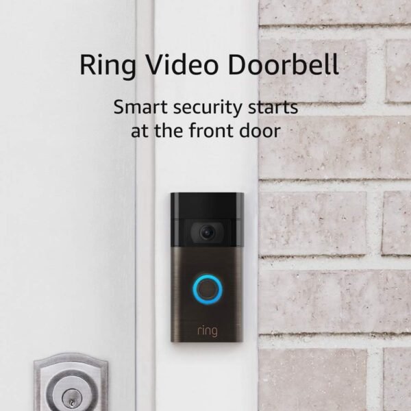 Venetian Bronze Video Doorbell Enhanced 1080p HD Video, Advanced Motion Detection, Easy Installation - Image 6