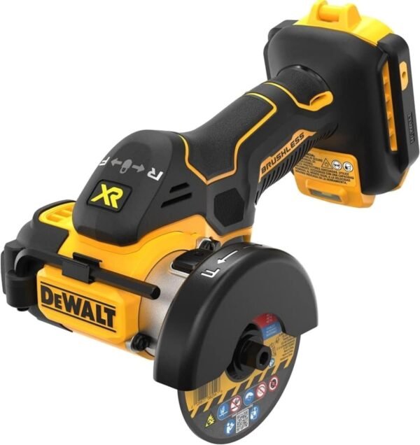 DEWALT 20V MAX Cut-Off Tool 3 in 1 Brushless Power Through Difficult Materials Connected LED Work Light Bare Tool Only